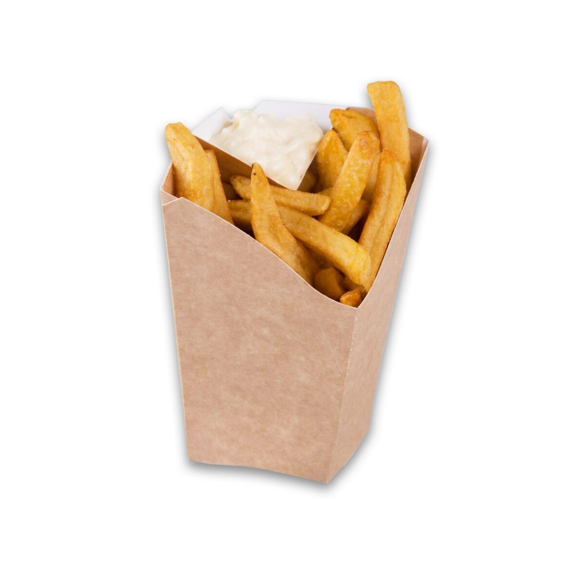 Tischplatte Pommes Frites Tasse Pappe