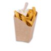 Tischplatte Pommes Frites Tasse Pappe