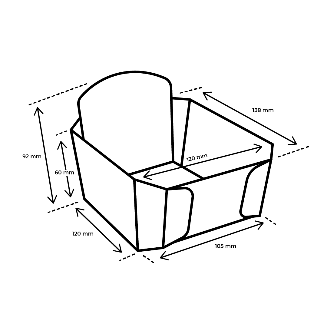 Re-Fruiter Tray® Erdbeer Tray 400 Gramm