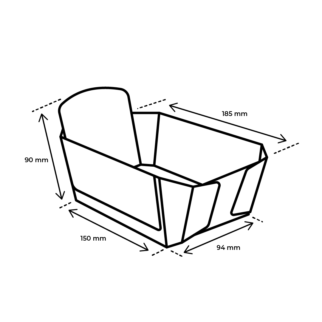 Re-Fruiter Tray® Erdbeer Tray 500 Gramm