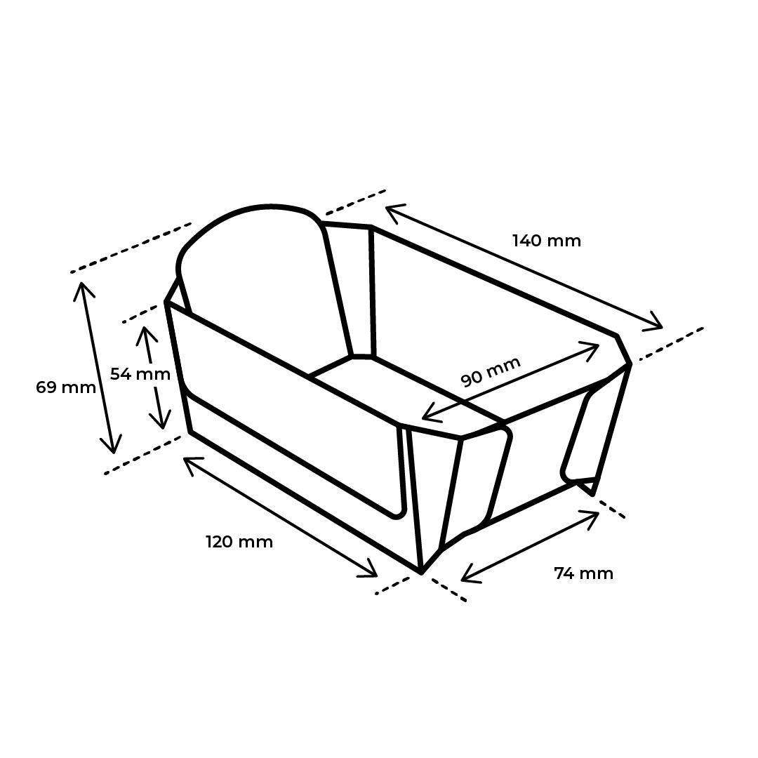 Re-Fruiter Tray® Aardbeienbakje 250 gram