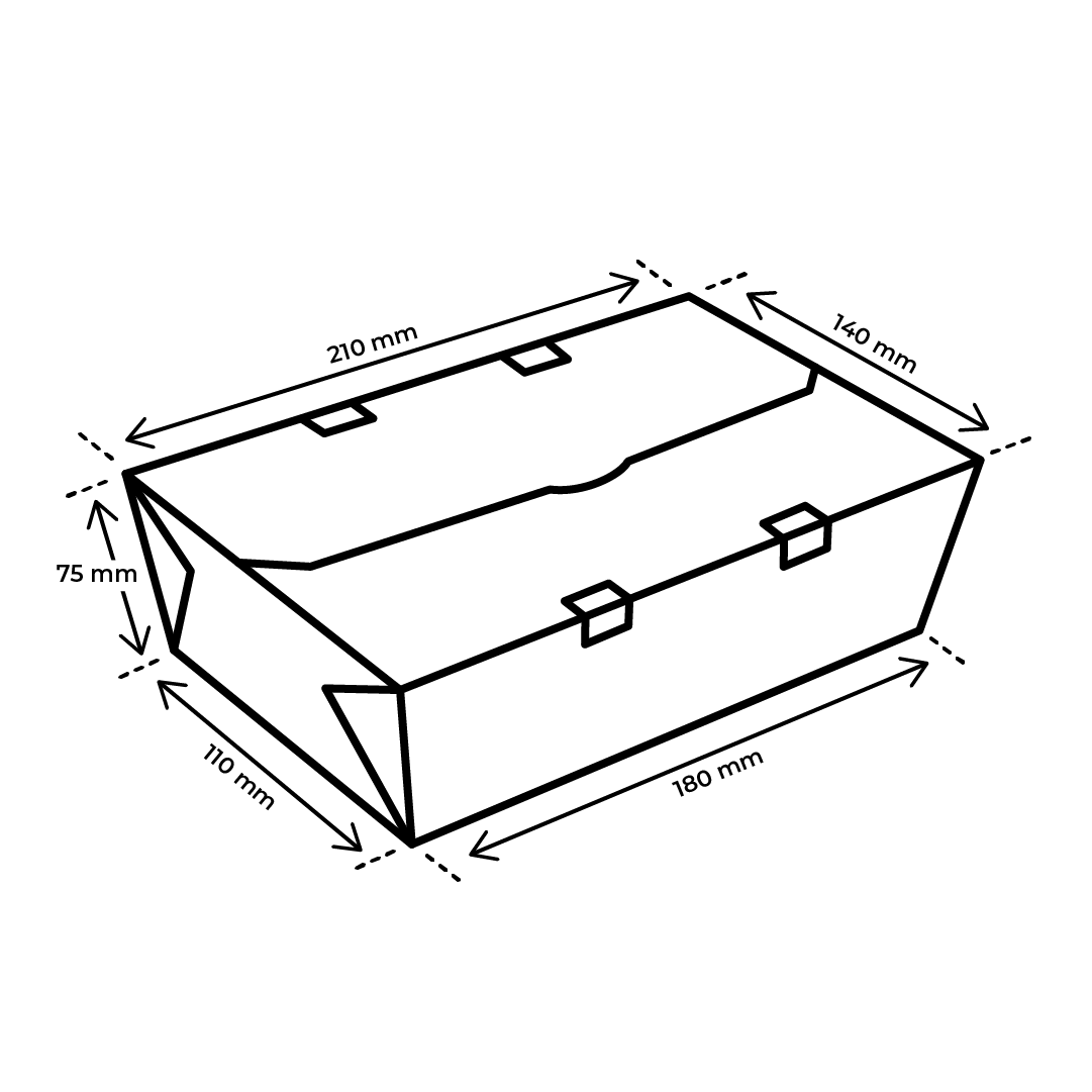 GO!Mealbox maaltijdbak 2000ml