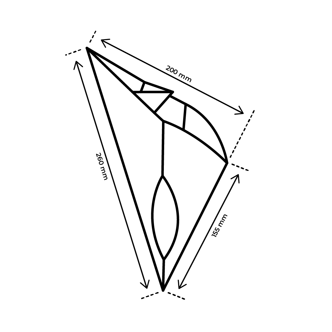 Chip 'n Dip frietzak K17 met sausvak Karton