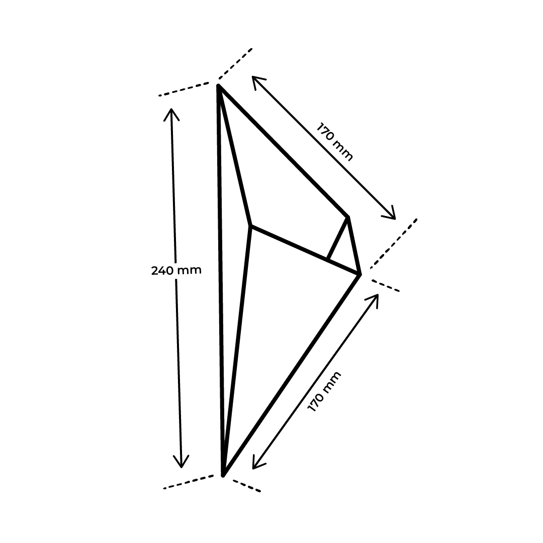 FRZO-TER-200-Lijntekening Frietzak K17 Karton