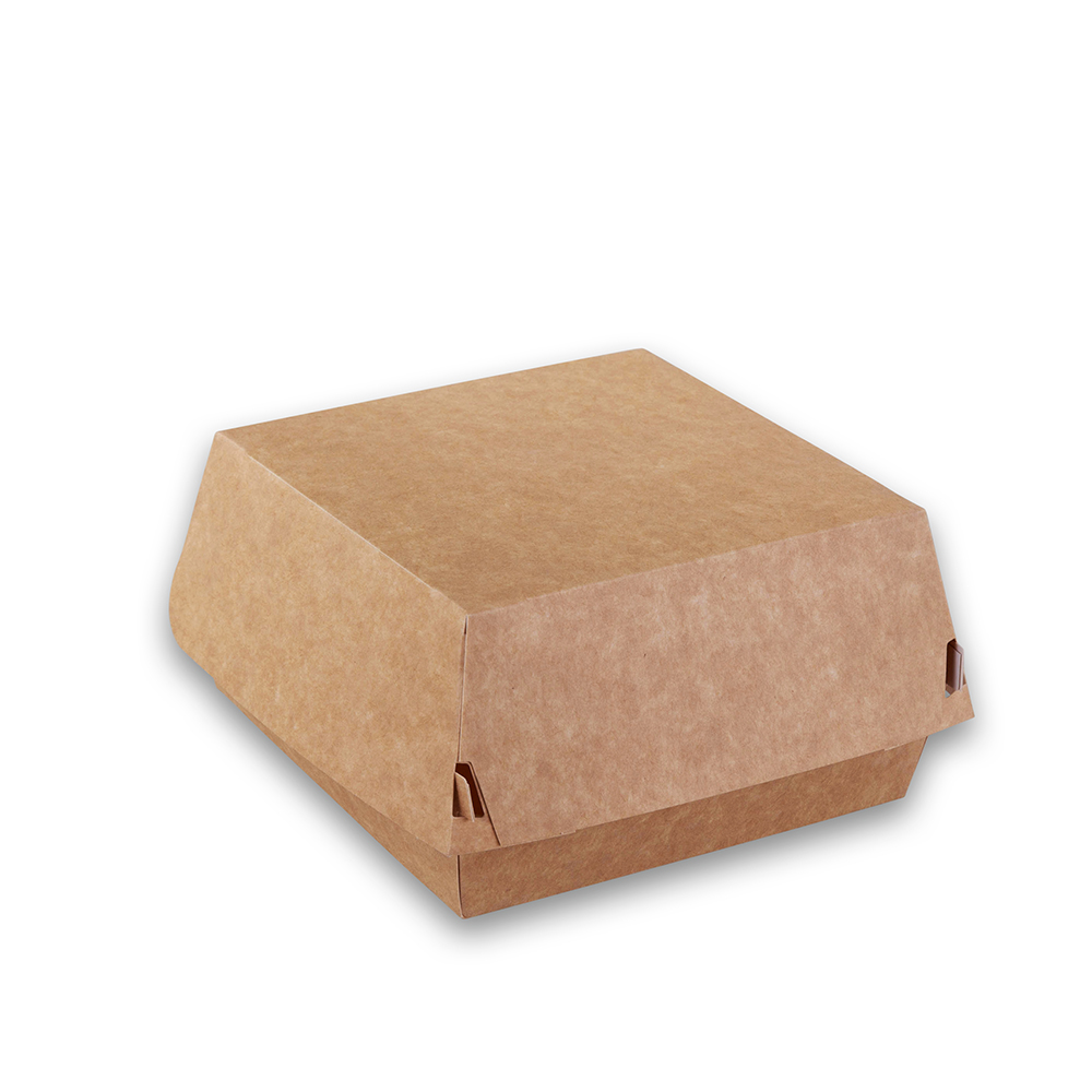 Hamburger Box L 12×12×7 cm Karton