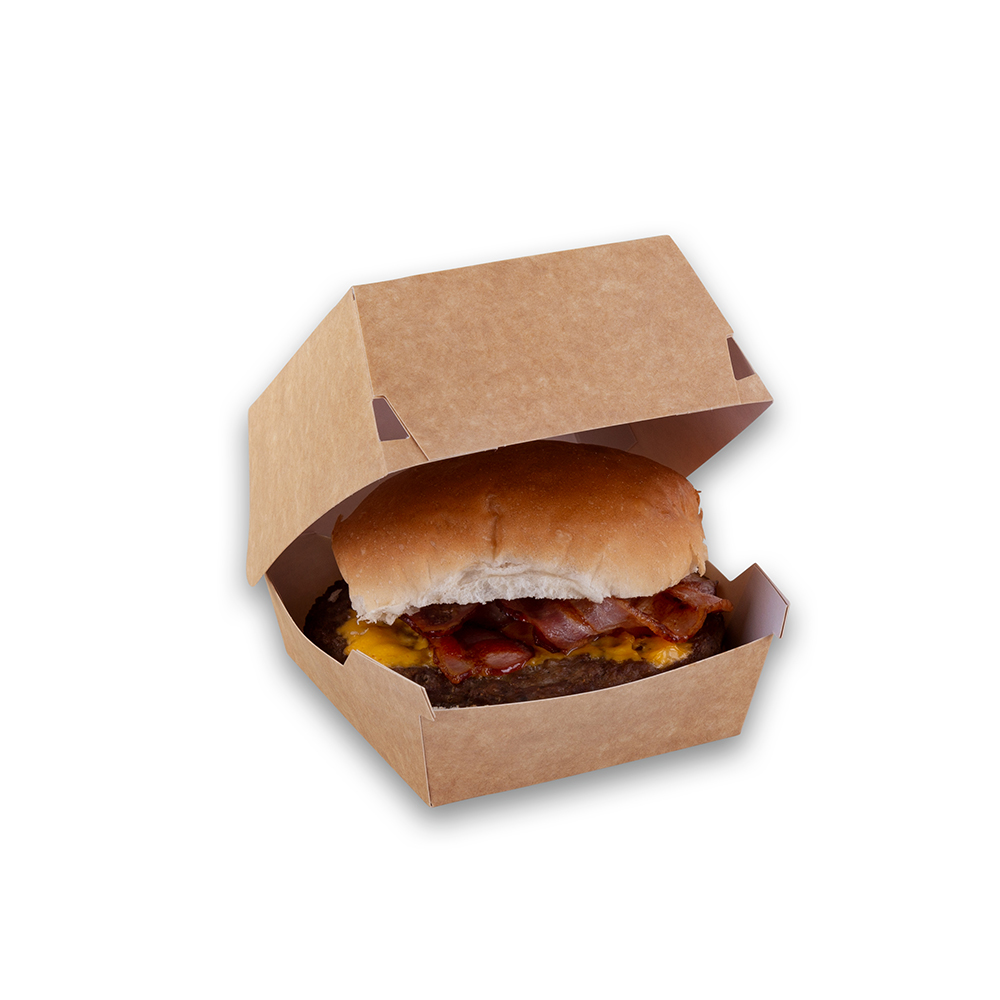 Hamburger Box 9x9x7 cm Karton