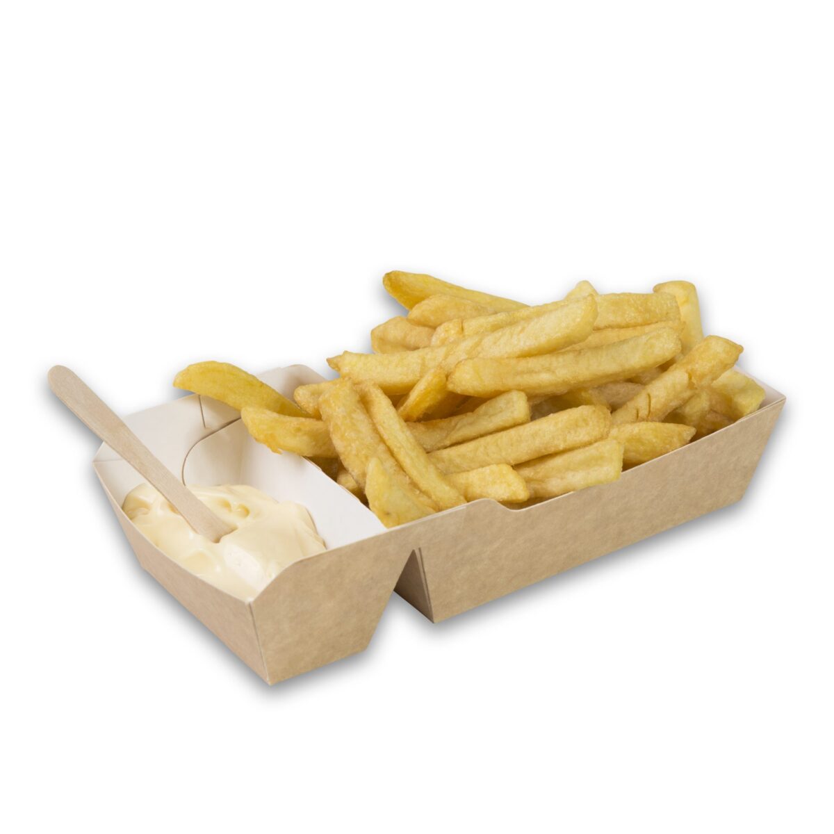 Frietbak met sausvak A7+1 Karton