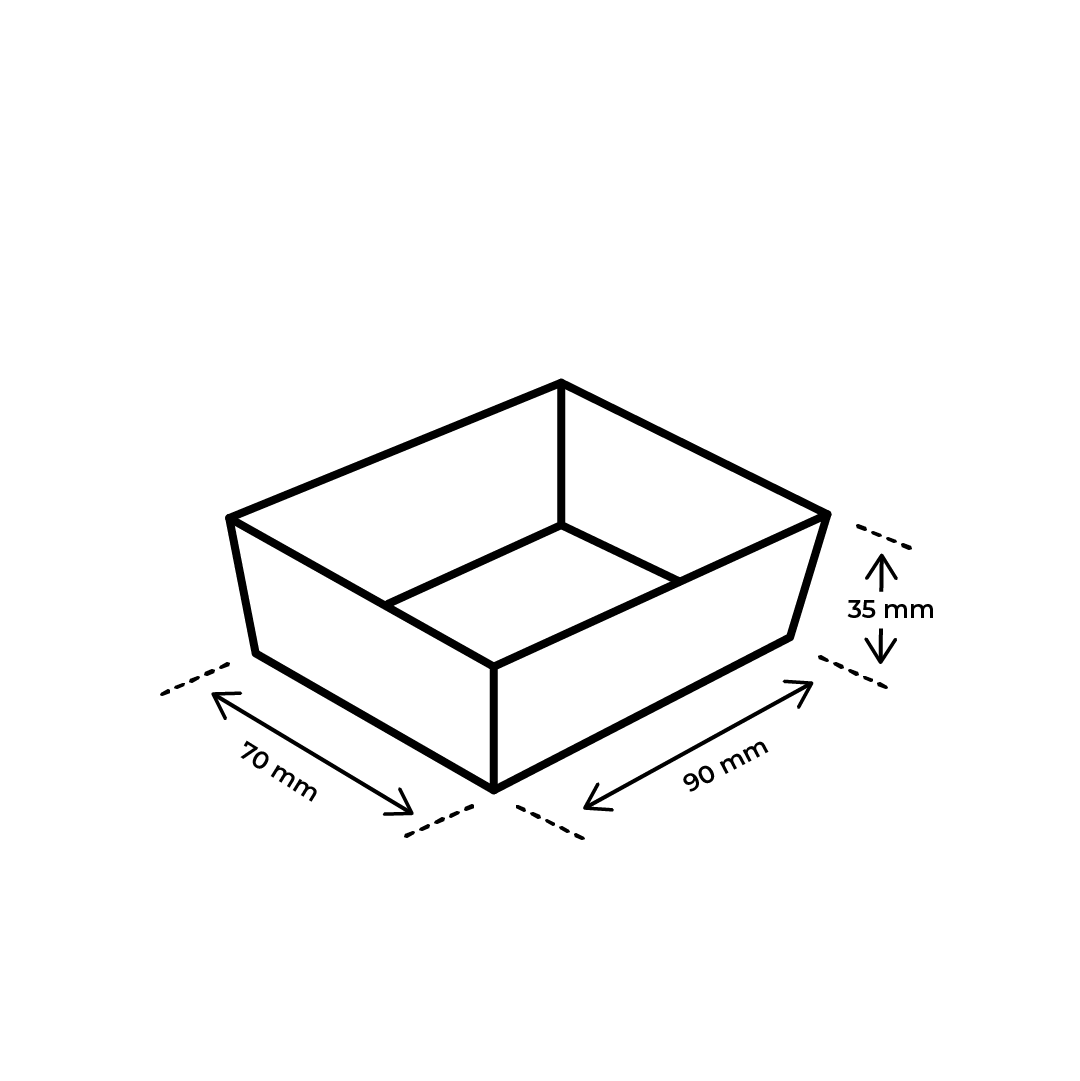 Frietbakje A7 small Karton