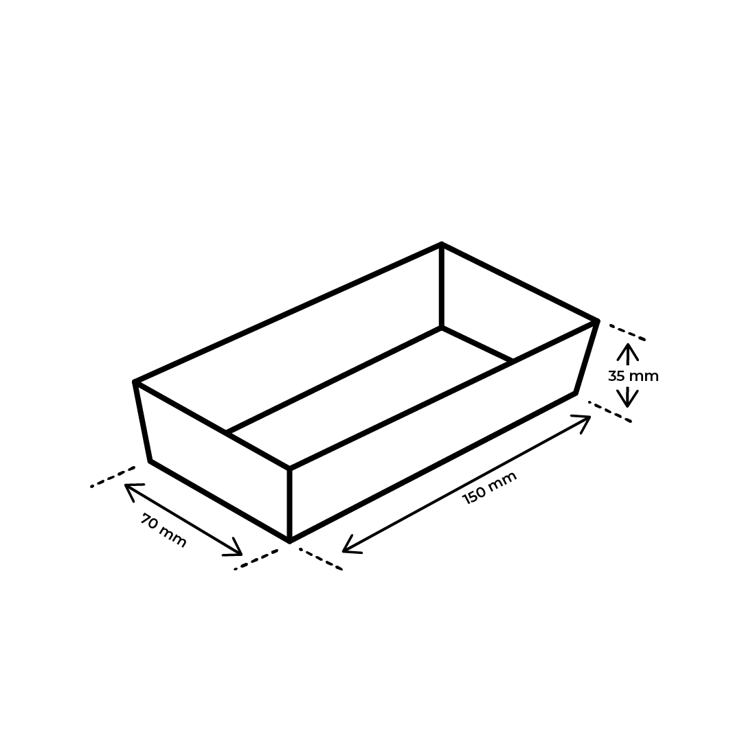 Frietbakje A13 Large Karton