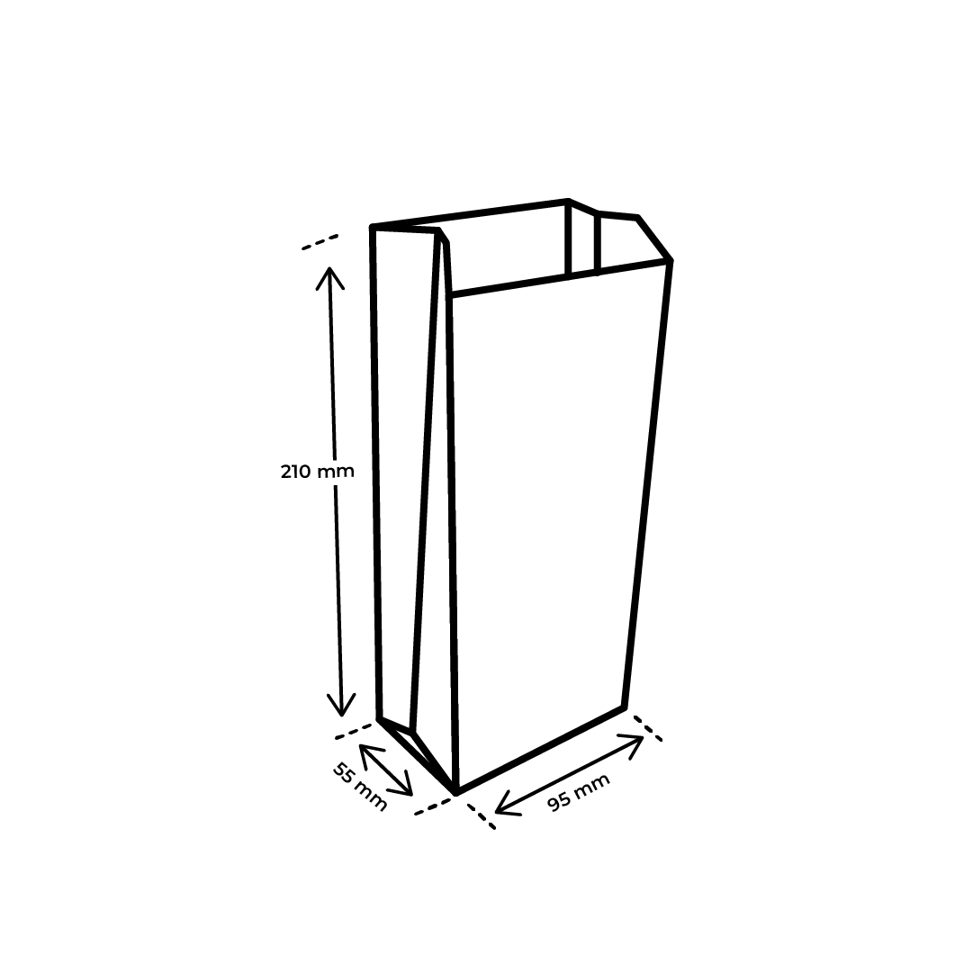 Imbissbeutel 1,5 ONS (Nr. 23)